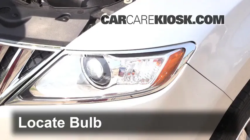 2011 Lincoln MKX 3.7L V6 Éclairage Feu clignotant avant (remplacer l'ampoule)